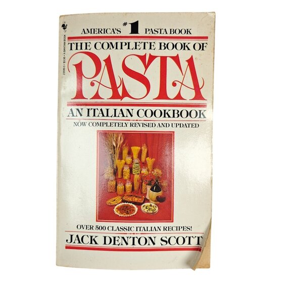 The Complete Book Of Pasta An Italian Cookbook Jack Denton Scott Vintage Ethnic - Picture 1 of 7
